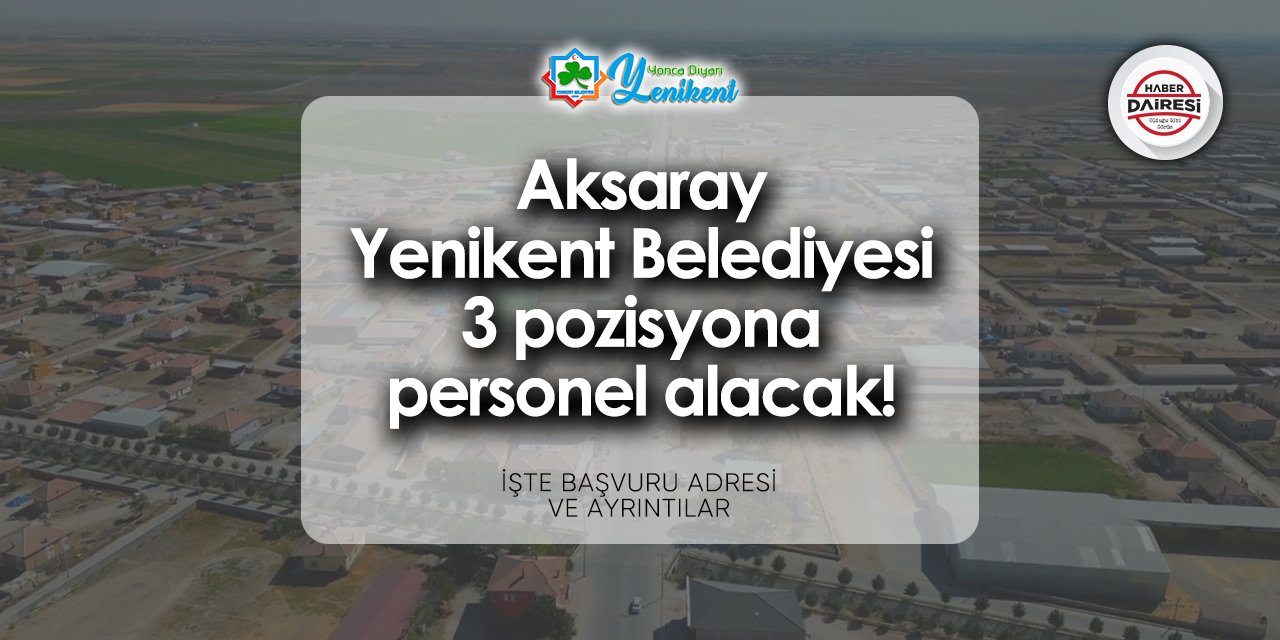 Yenikent Belediyesi personel alımı 2024