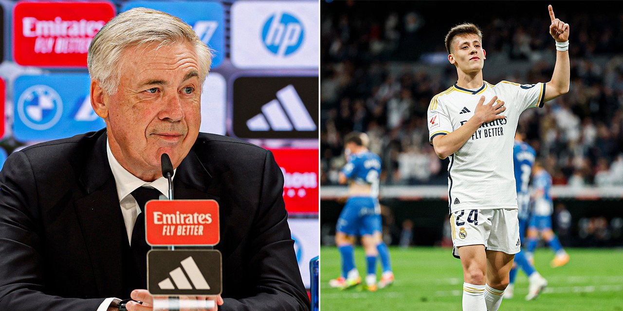 Ancelotti’den Arda’ya övgü: Futbol topu ona aşık