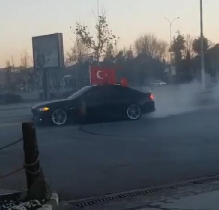 Konya’da drift yapan sürücüye 6 bin TL para cezası