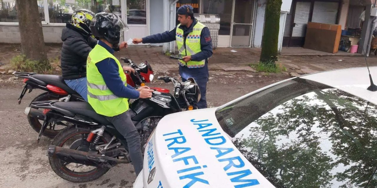 Konya’da 84 motosiklet sürücüsüne 442 bin lira ceza yazıldı