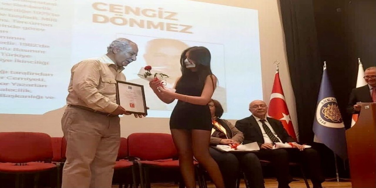 Gazeteci Cengiz Dönmez'e 50 yıllık onur ödülü