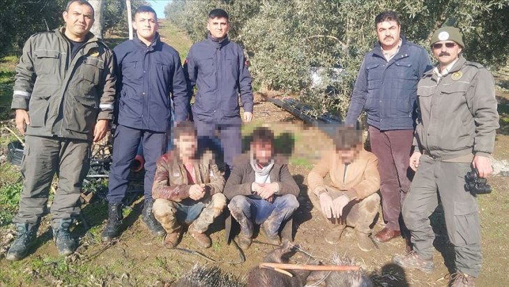 Pitbull ile oklu kirpi avlayan 3 kişiye, 40 bin 201 lira para cezası