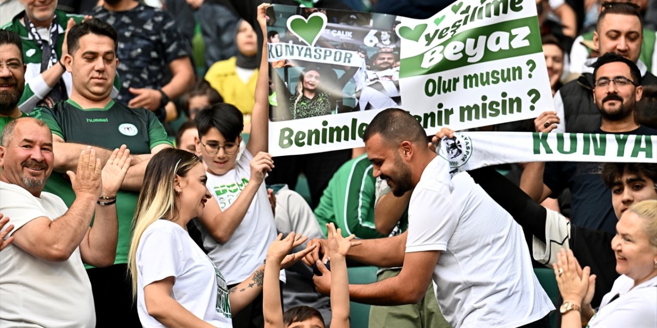 Konyaspor - Galatasaray maçında ilginç an