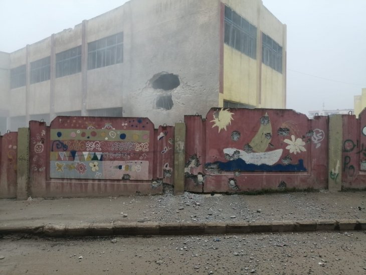 Eli kanlı terör örgütü PKK, Afrin'de cami ve okula füzeyle saldırdı