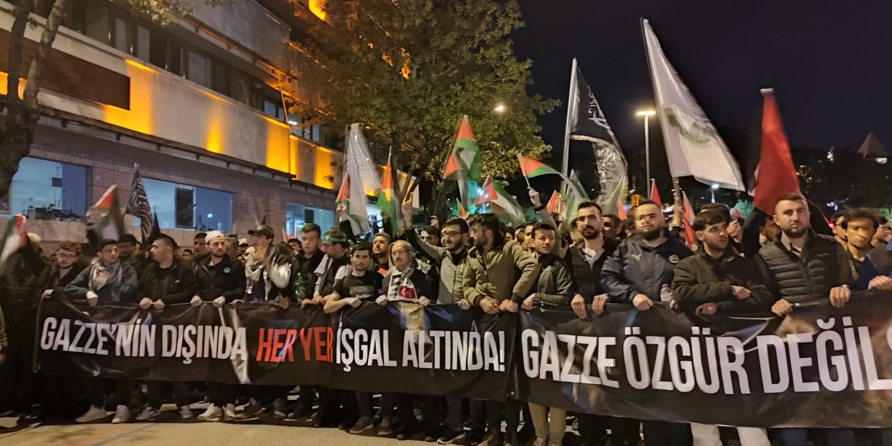 Konya’da Gazze ve Refah’a destek yürüyüşü