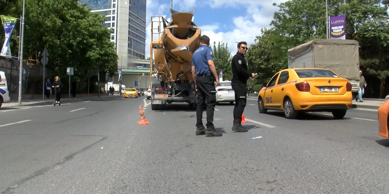 Beton mikserinin çarptığı yaşlı kadın öldü