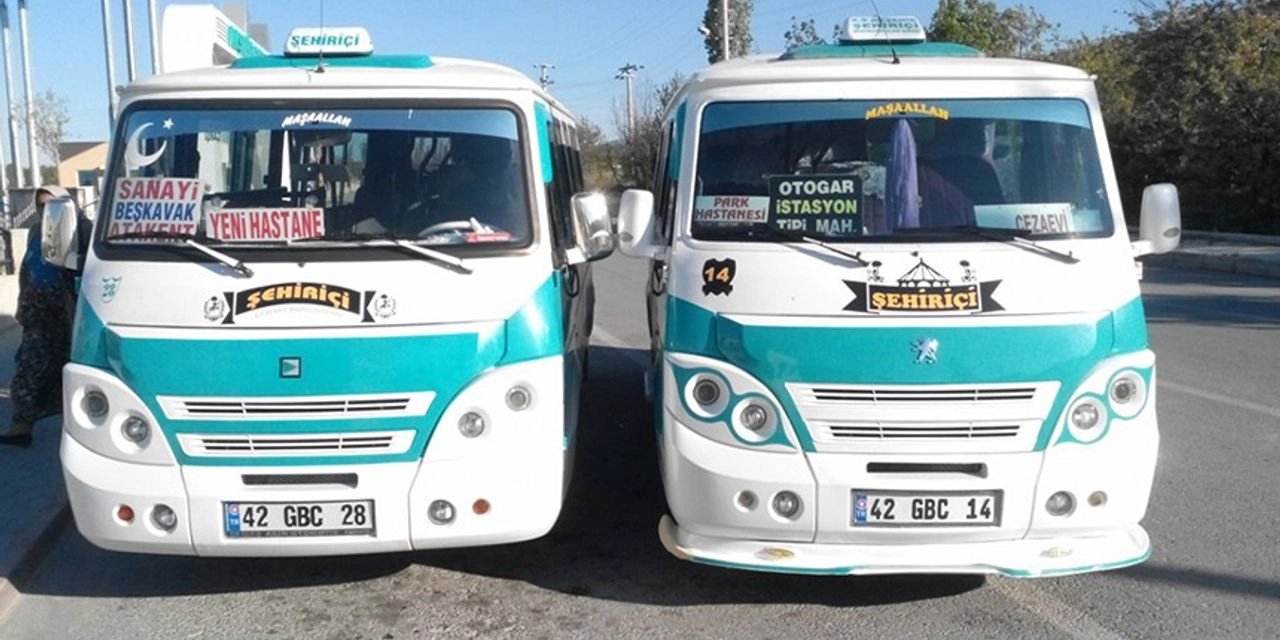 Konya’nın bir ilçesinde minibüs ve halk otobüsü ücretleri zamlandı