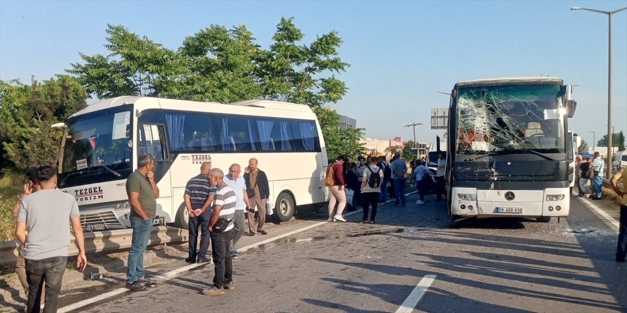 İşçi servisi dahil 9 araç birbirine girdi: 19 yaralı