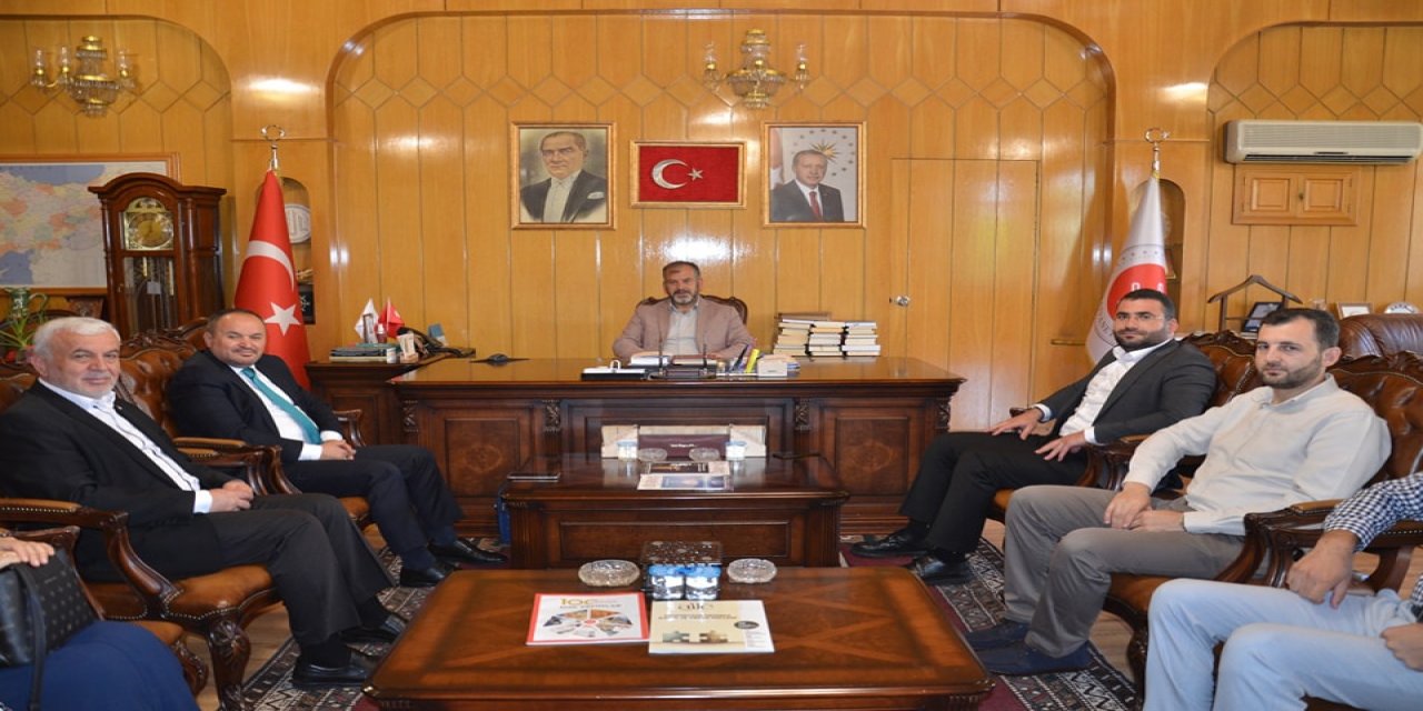 Hafızlık sınav tespit komisyonu Konya Müftüsü Öge’yi ziyaret etti