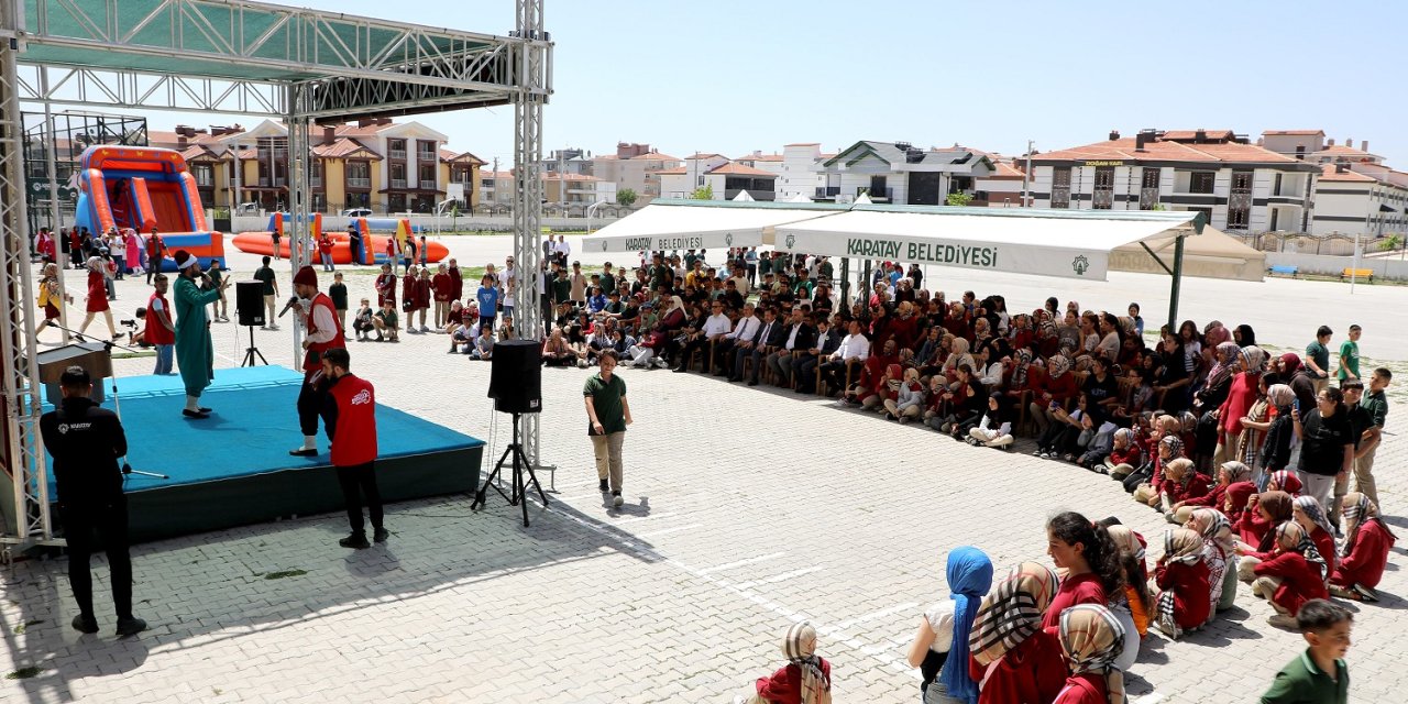 Karatay’da öğrenciler Kitap Okuma Şenliği’nde buluştu