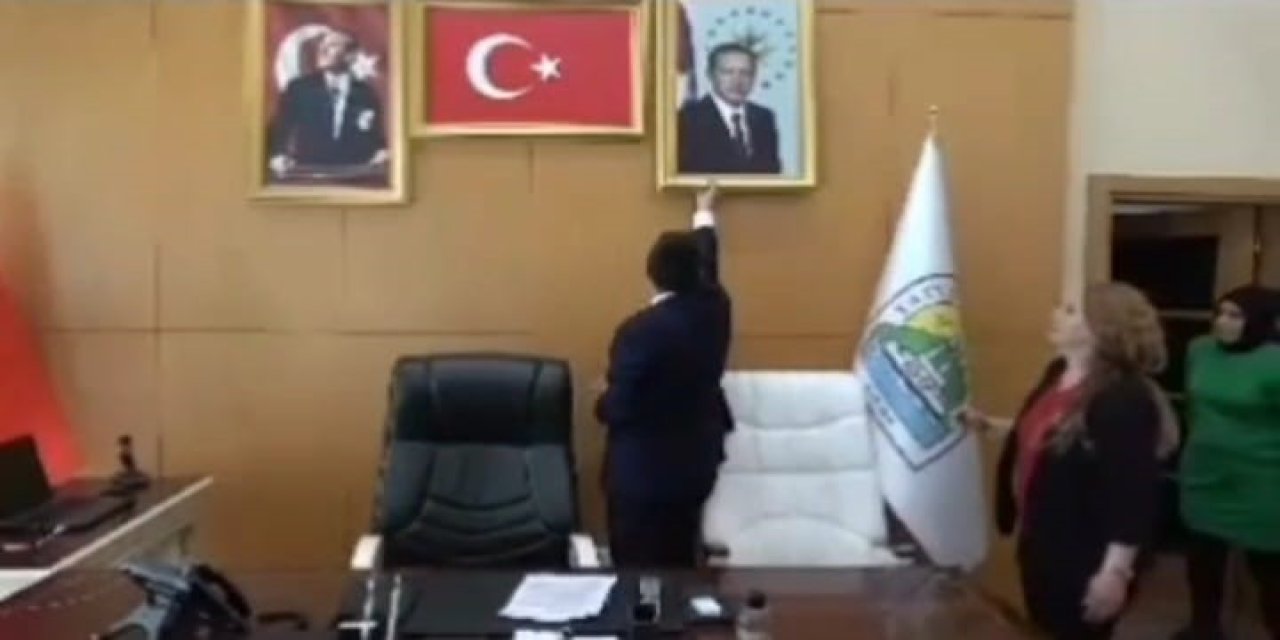 Erdoğan’ın fotoğrafını indiren DEM’li başkana soruşturma