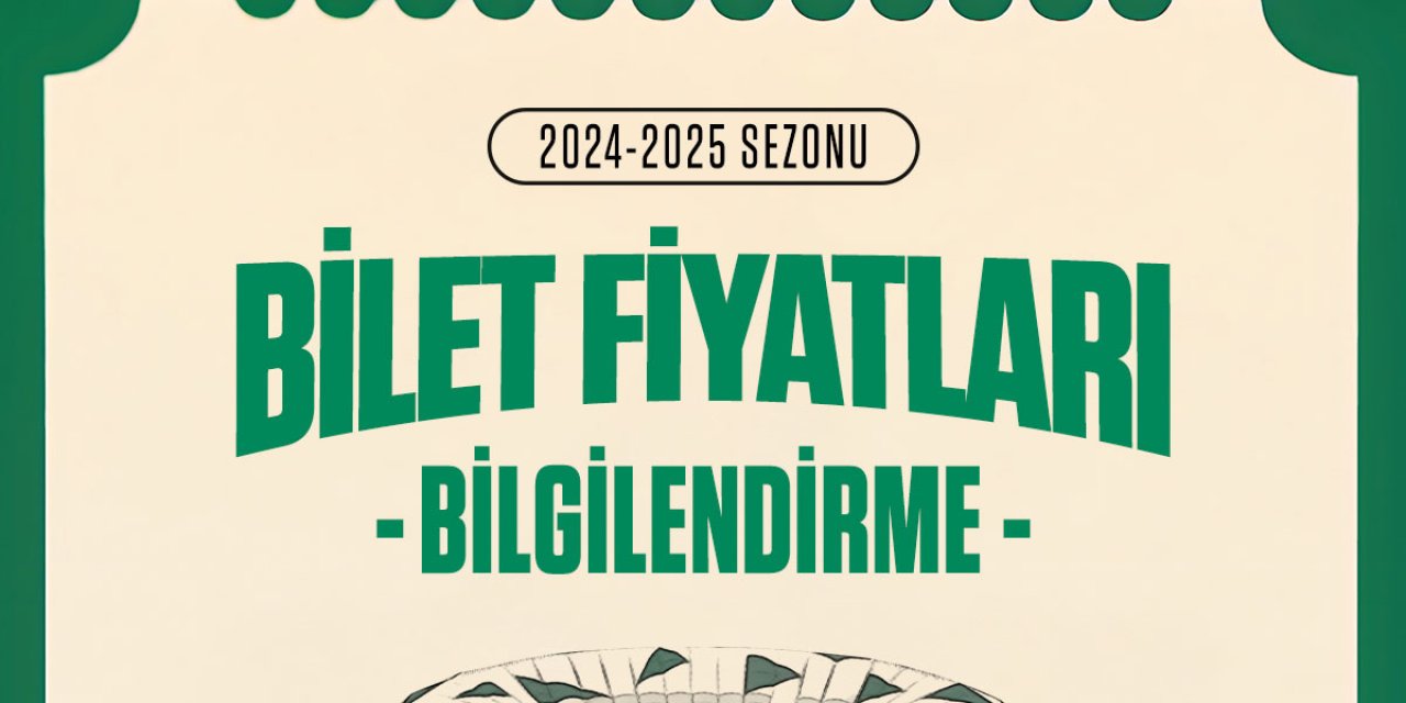 Konyaspor’dan 2024-2025 sezonu için flaş bilet kararı