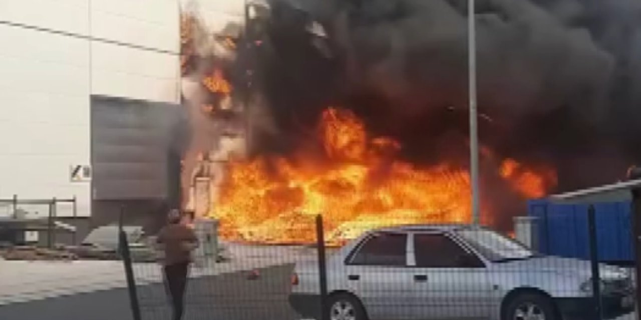 Konya’da 2 fabrika yanmıştı! Görüntüler ortaya çıktı
