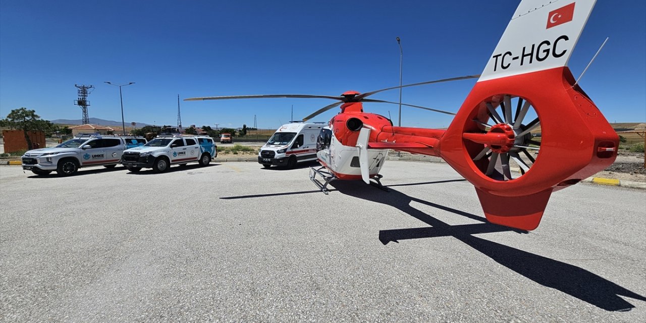 Sağlık Bakanlığı'ndan Konya Kulu’da ambulans helikopterli önlem