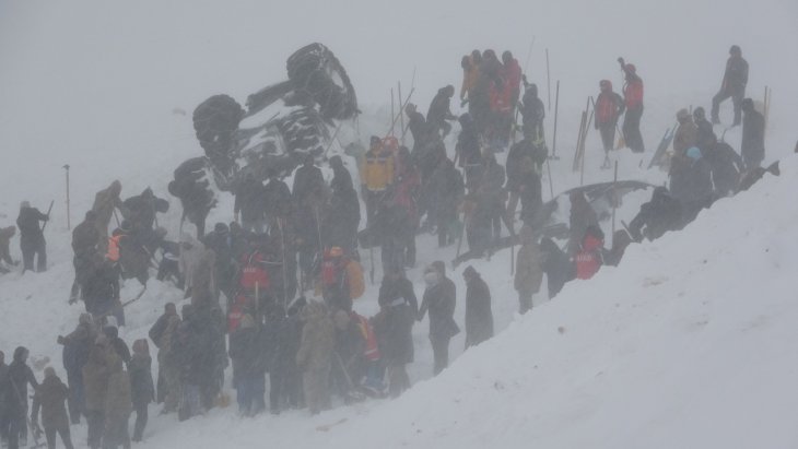 Çığ felaketinde hayatını kaybedenlerin sayısı 41'e yükseldi