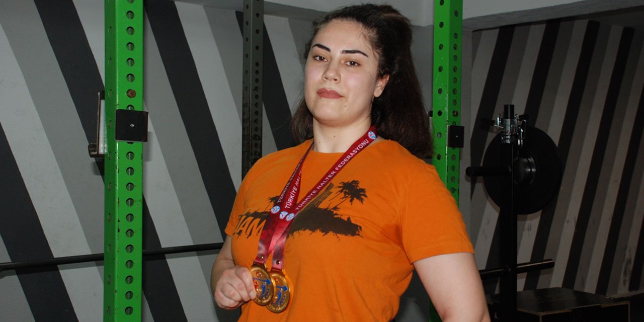 Zayıflama isteğinden Türkiye halter şampiyonluğuna