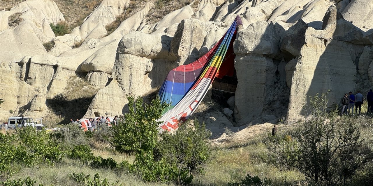 22 kişi ölümden döndü, sıcak hava balonu zorunlu iniş yaptı