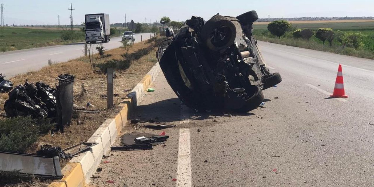 Konya’da acı haberlerin peş peşe geldiği yolda bir kaza daha!