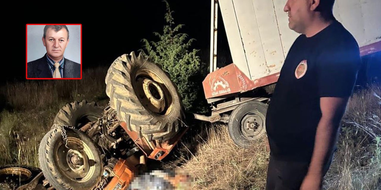 Konya’da feci kaza! Devrilen traktörün altında kalan sürücü öldü