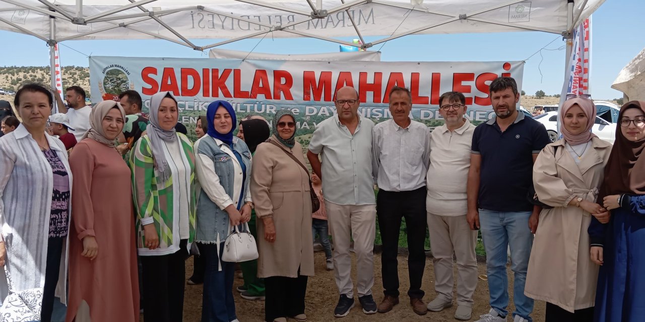 Meram Sadıklar Mahallesinde dayanışma şenliği