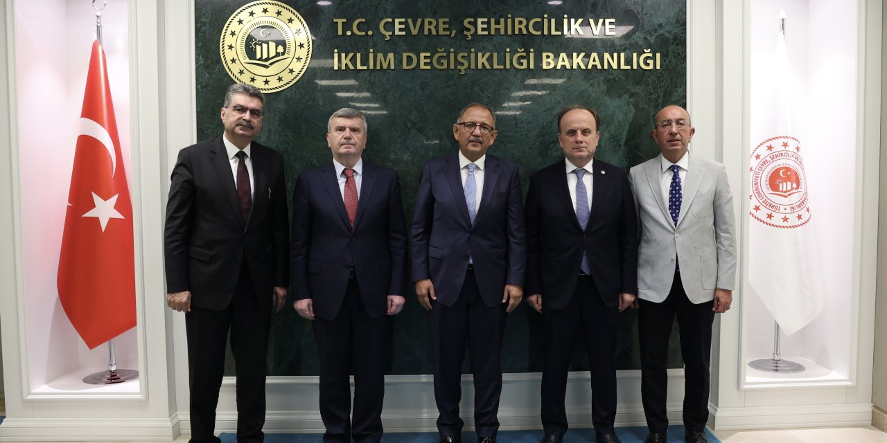 Konya heyetinden Bakan Özhaseki’ye ziyaret