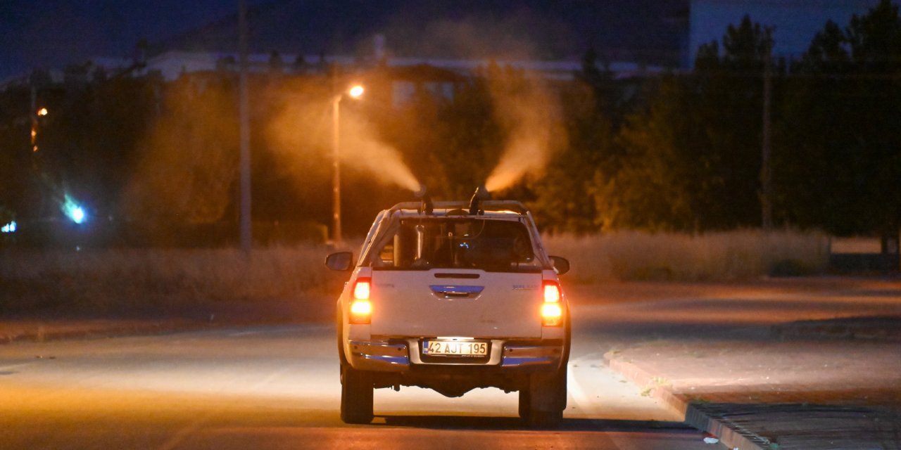 Konya’nın bu ilçesi gece - gündüz ilaçlanıyor