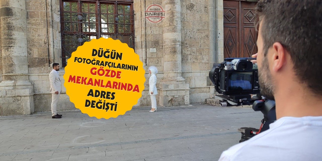 Konya'nın ünlü mekanı düğün fotoğrafçıların yeni adresi oldu