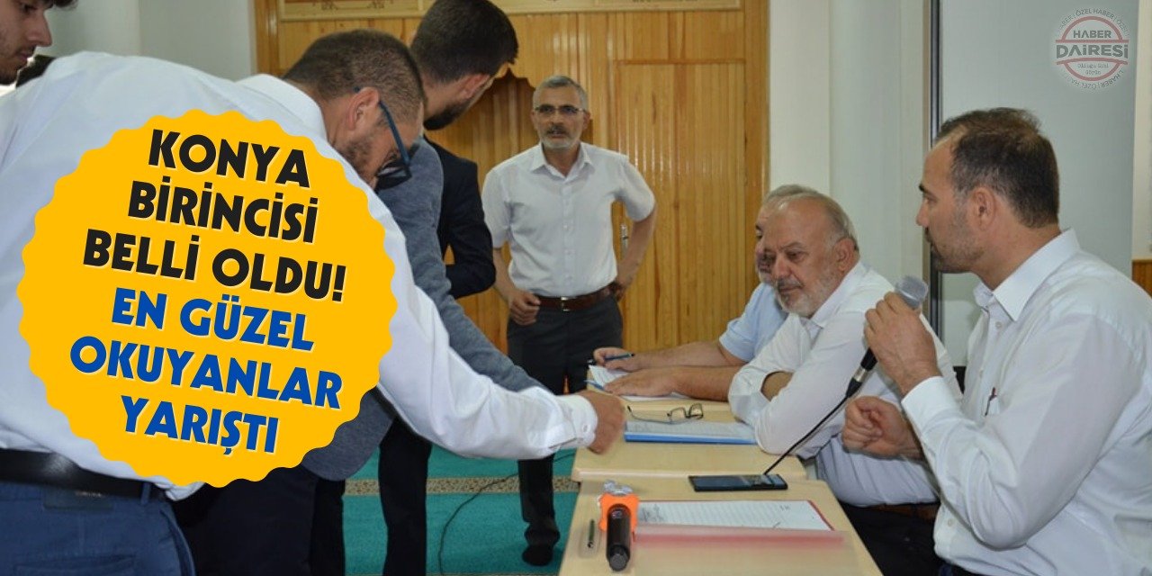 Konya’da din görevlileri yarıştı, birinci belli oldu