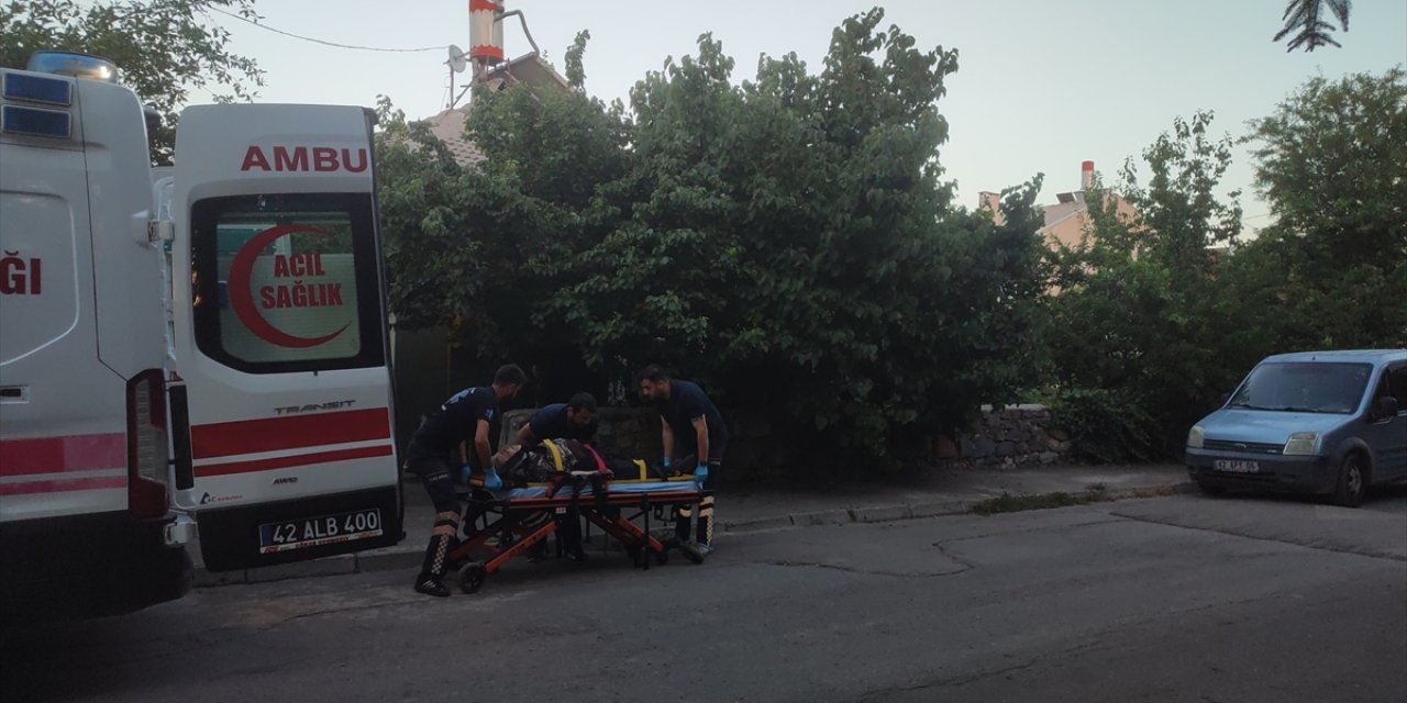 Konya’da dut toplayan kadın ağaçtan düştü