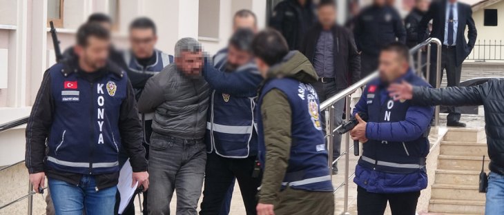 Konya'da 4. cinayetinden aranıyordu! Sınırda operasyonla yakalandı