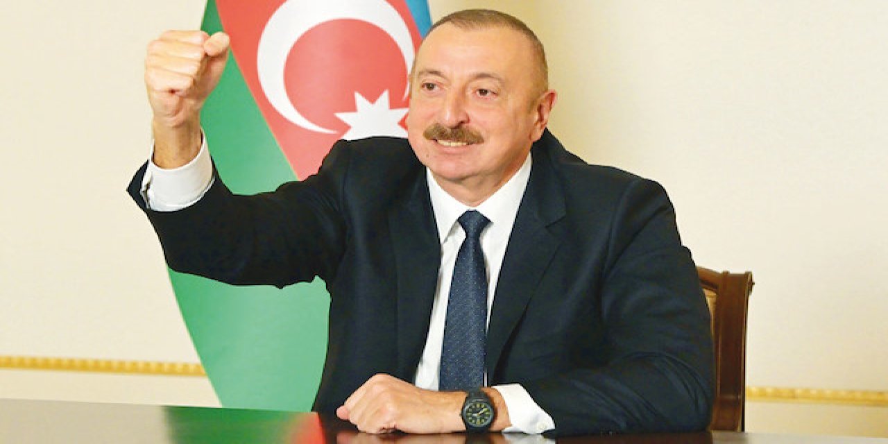 Aliyev'den millilere destek: Yaşasın Türk dünyası