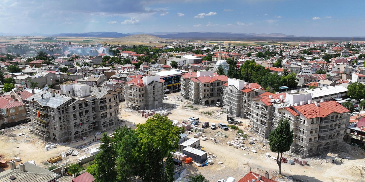 Konya’daki tarihi kentsel dönüşüm projesinde sona doğru