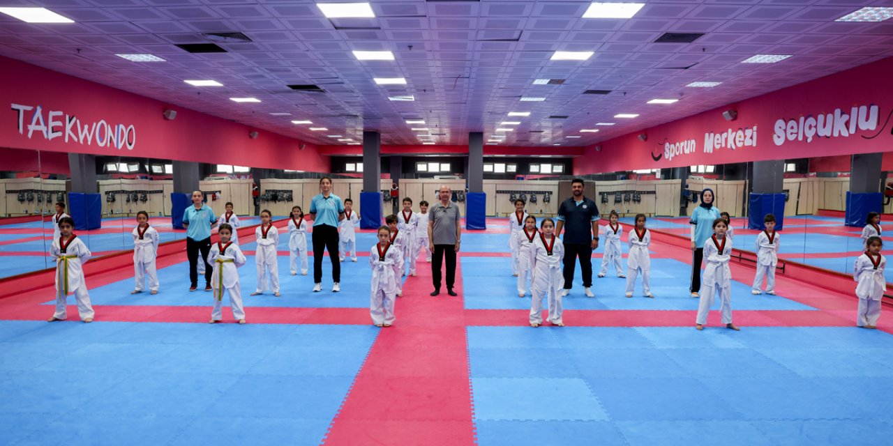 Selçuklu Yaz Spor Okulları’nda 13 bin 103 öğrenci eğitim alıyor