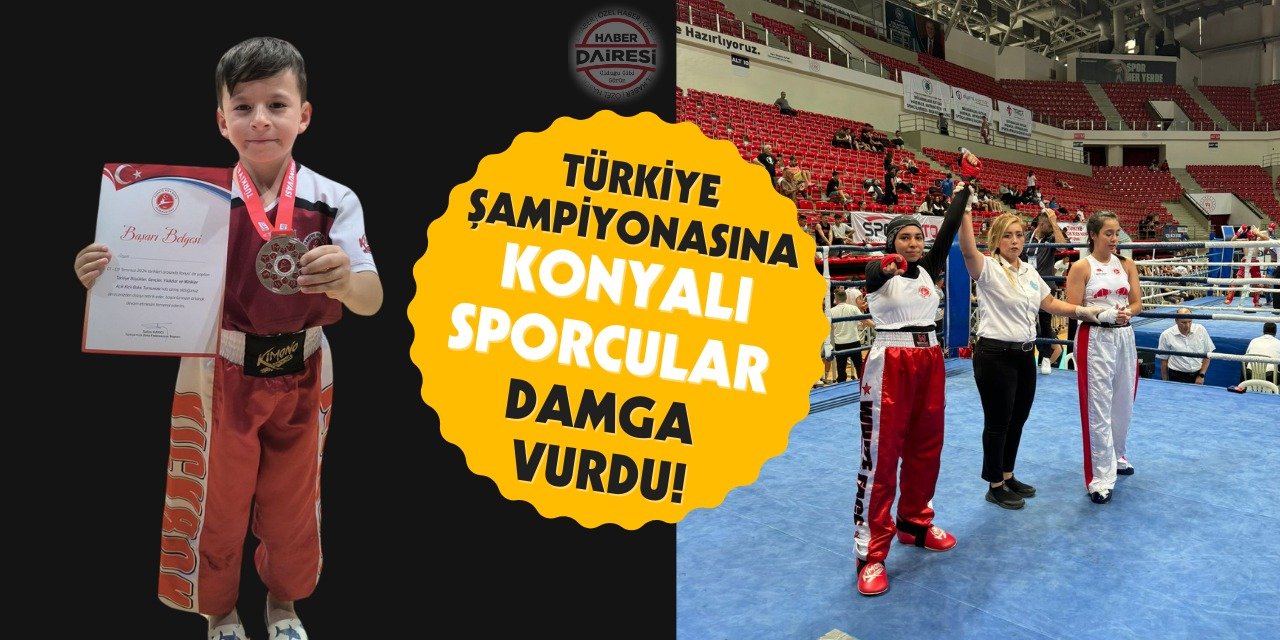 Türkiye Açık Kick Boks Turnuvasına Konya damgası