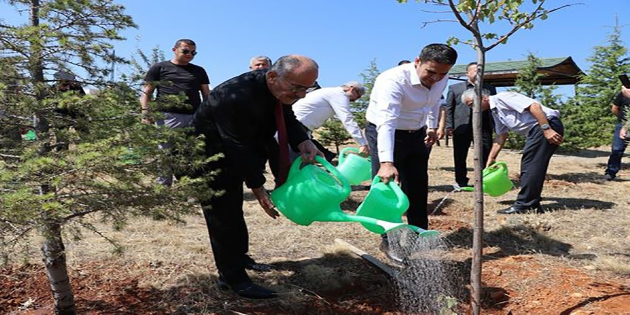 Beyşehir’de 15 Temmuz etkinliklerinde şehitler için fidan dikildi