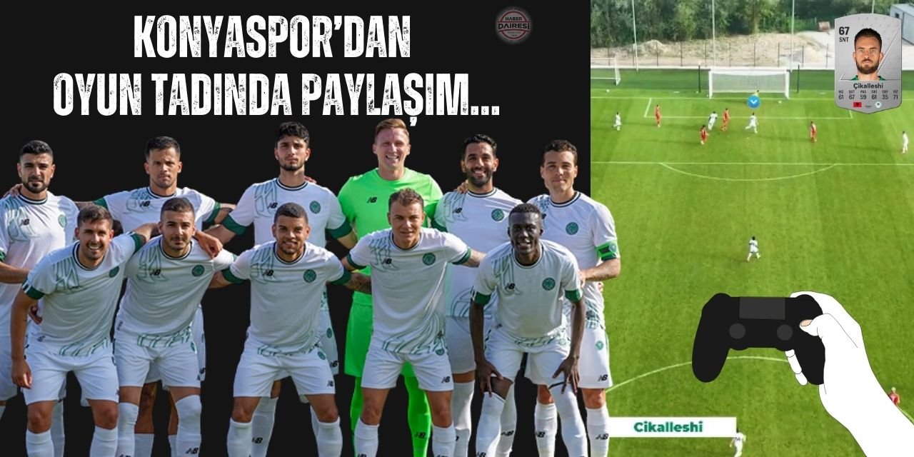 Konyaspor’dan oyun tadında paylaşım
