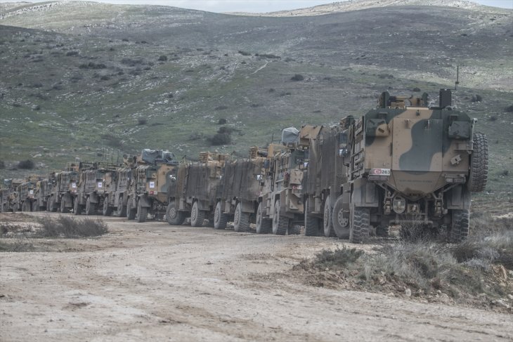 Hatay sınırında askeri hareketlilik