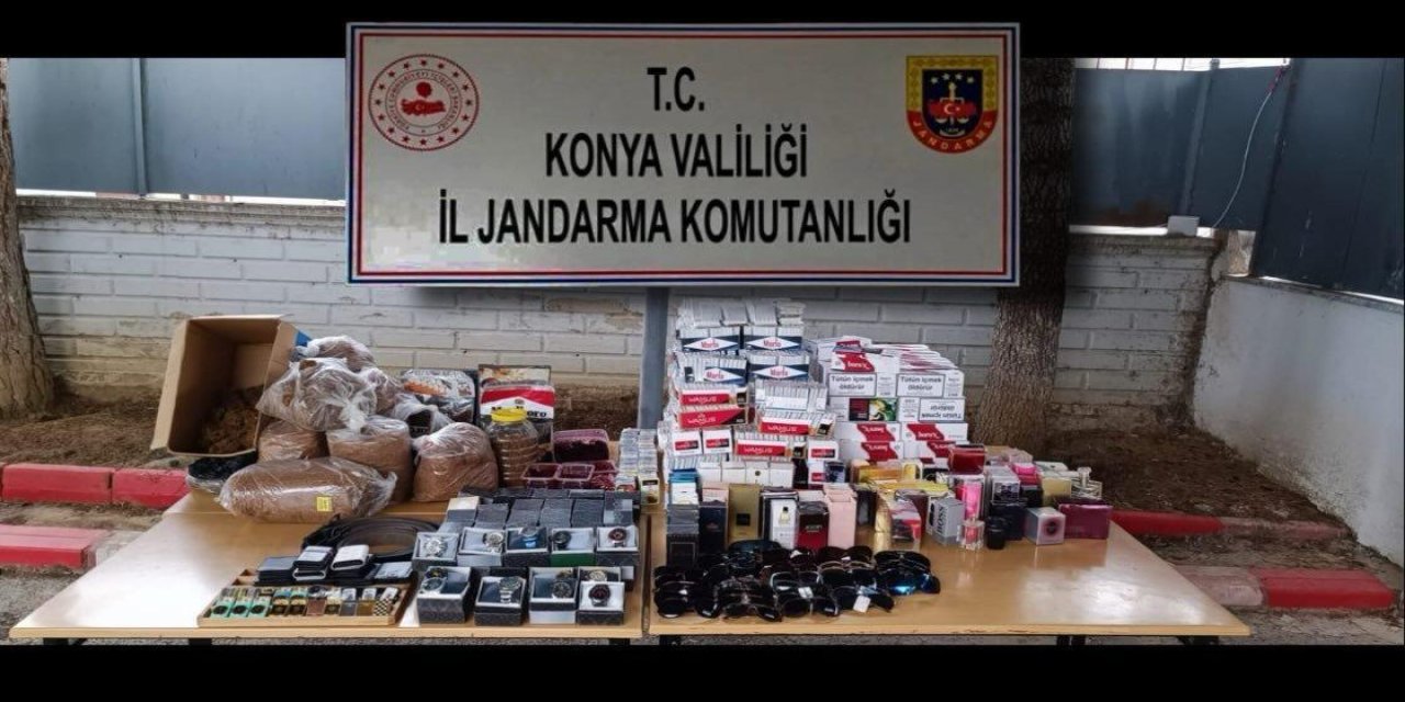 Konya’da kaçakçılık operasyonu! Binlerce adet ele geçirildi