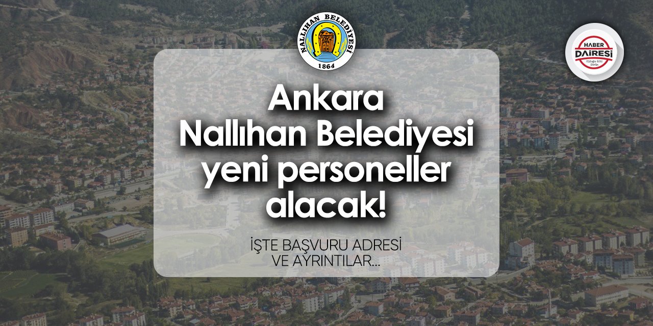 Ankara iş ilanları 2024 | Belediye personel alacak!