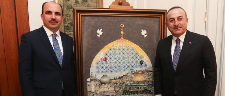 Başkan Altay, Dışişleri Bakanı Çavuşoğlu’nu ziyaret etti