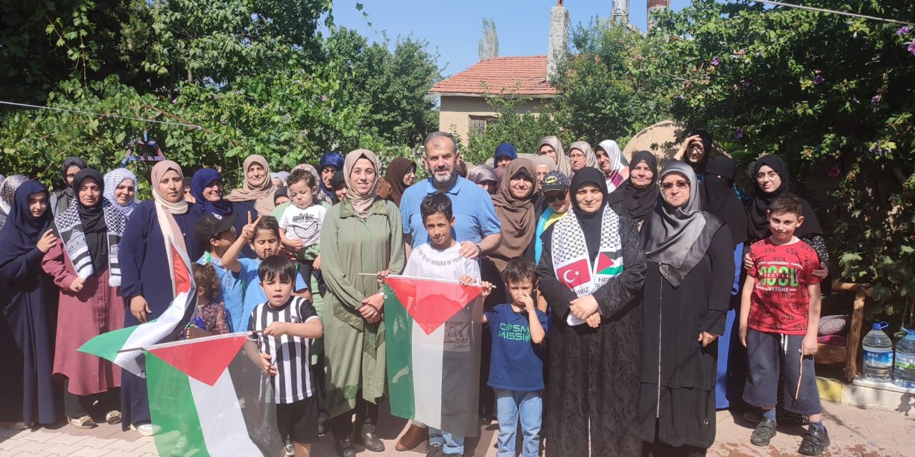 Konya’daki Filistinli ailelere taziye ziyareti