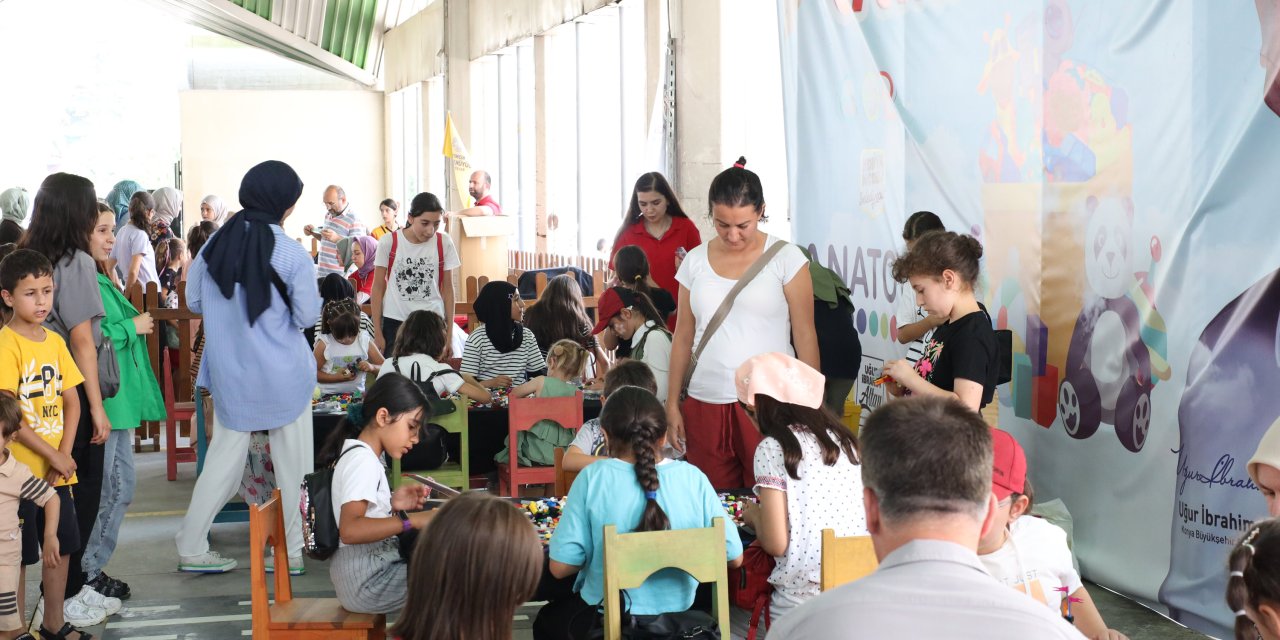 Konya’da çocuklar bu pazarda buluştu