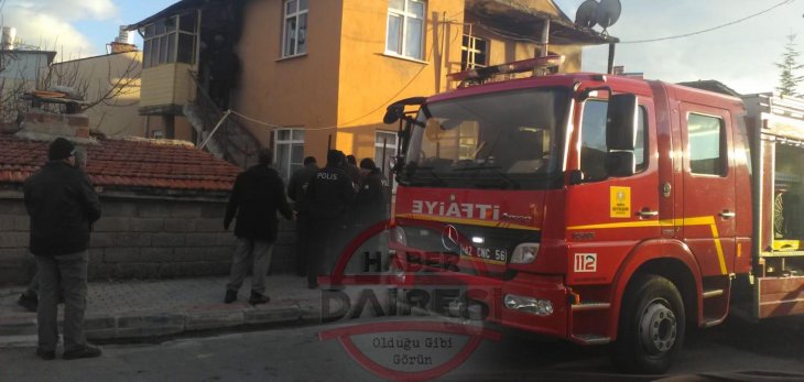 Konya’da evde yangın çıktı, engelli kadın hayatını kaybetti