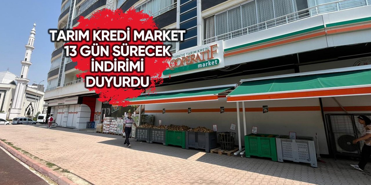 Tarım Kredi Market beklenen indirimleri açıkladı