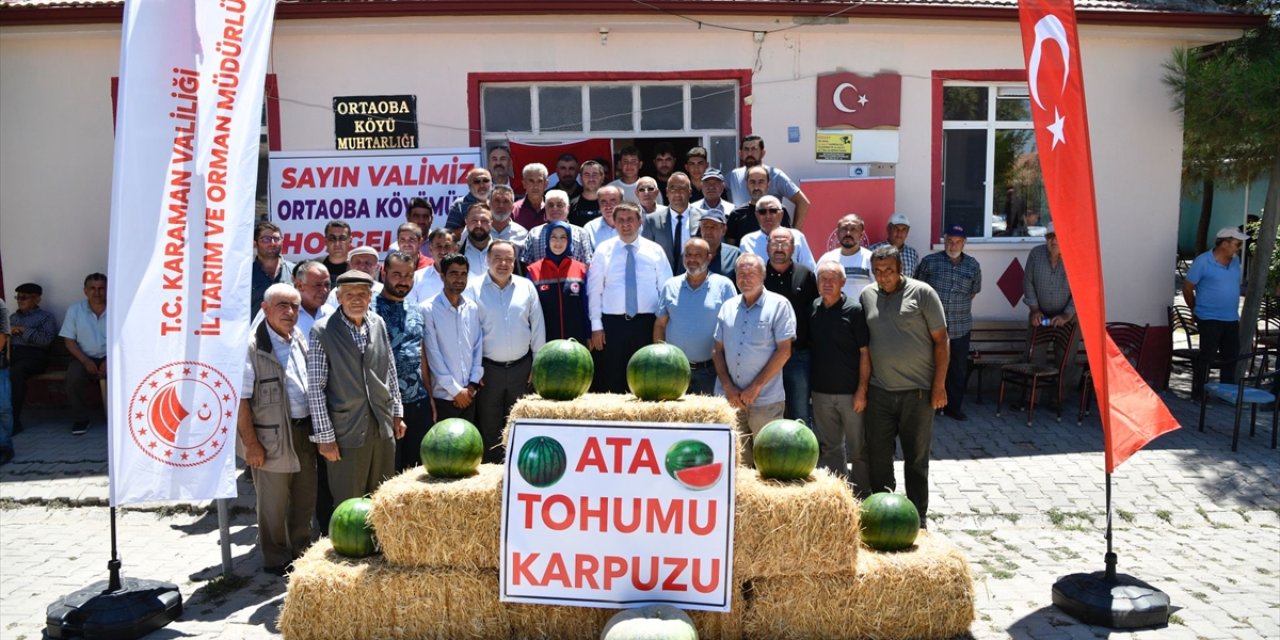 Konya’nın komşu ilinde karpuz hasadı başladı