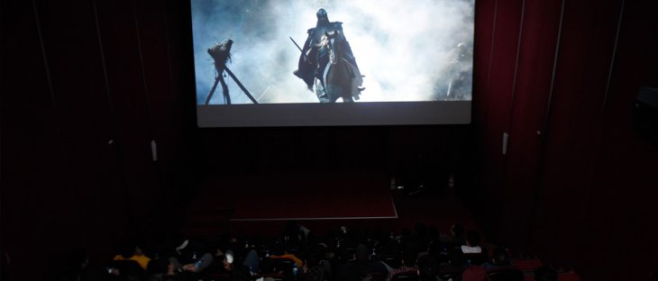 Konya'da öğrenciler sinemada tarihi yaşıyor
