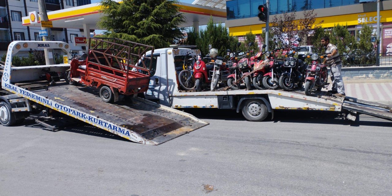 Konya’da motosiklet ve elektrikli bisiklet denetimi