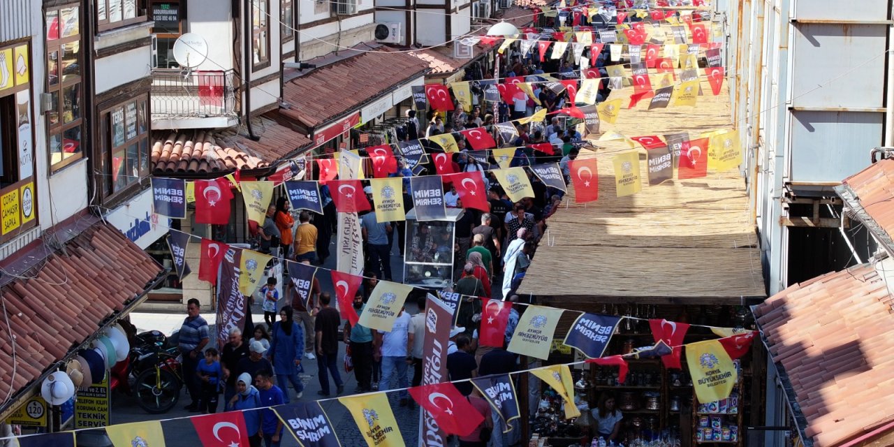 Konya’da yoğun ilgi gören Tarihi Bedesten Alışveriş Günleri sona erdi