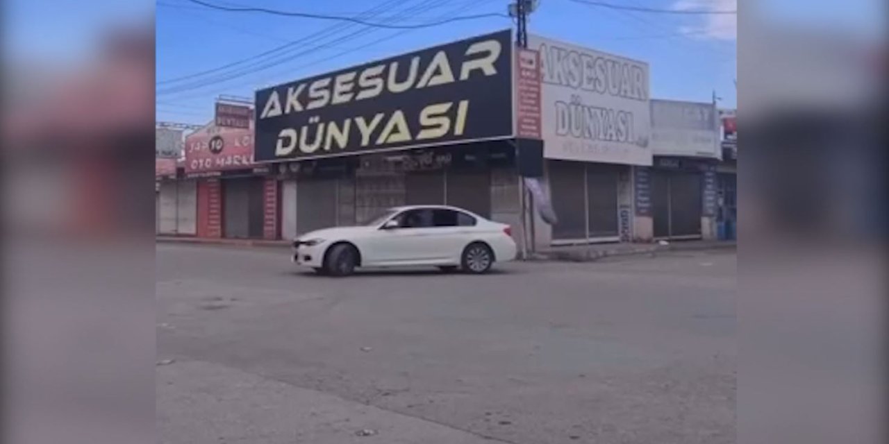 Konya’da lüks otomobil ile drift pahalıya patladı