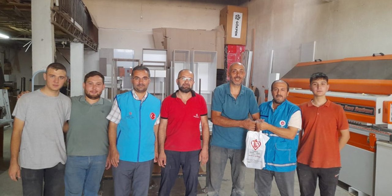 Konya İl Müftülüğü’nden kutsal topraklardan dönen esnaflara ziyaret